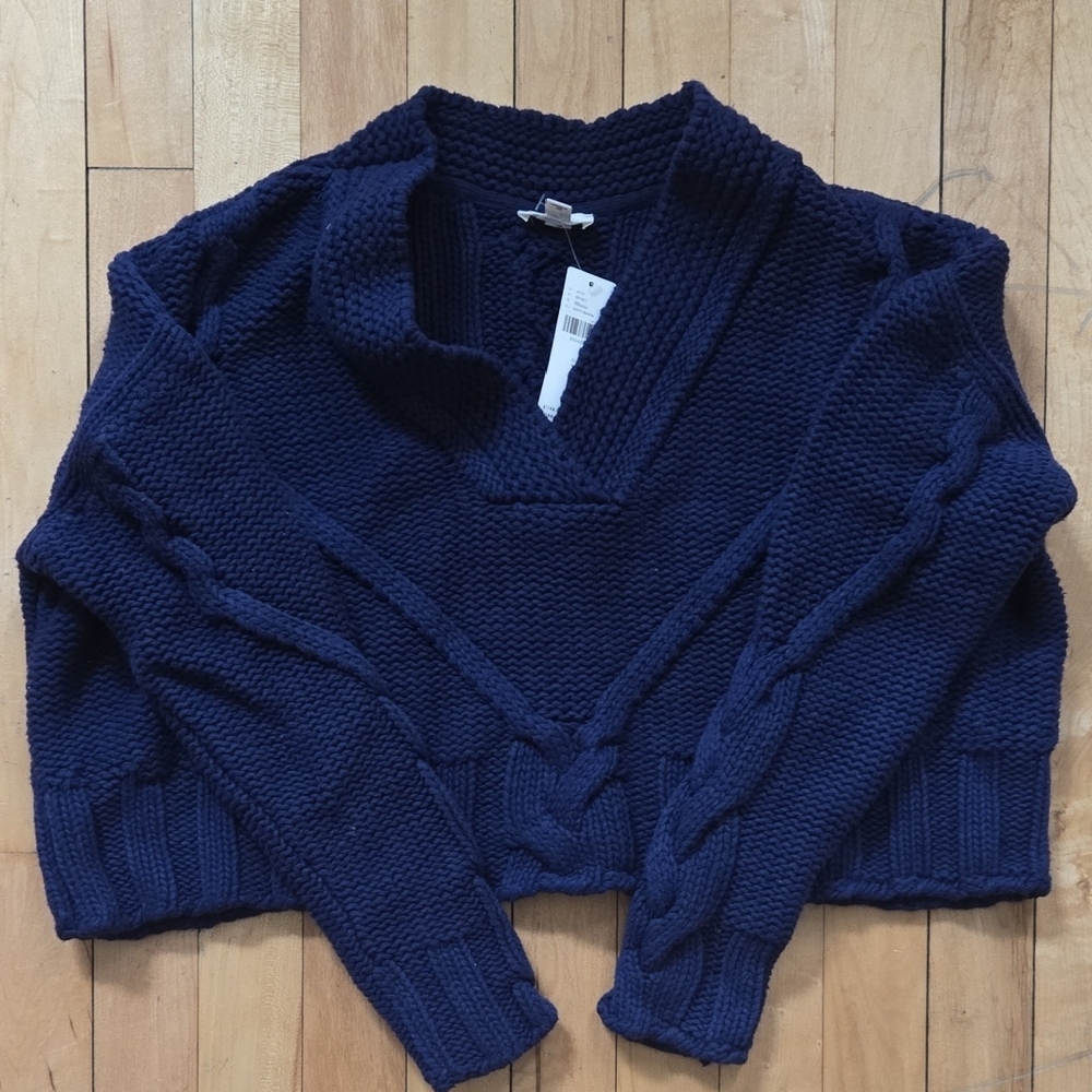Navy Blue Women's Sweater